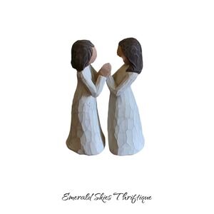 Sisters by heart from the Willow tree collection artist Susan Lordi free ship